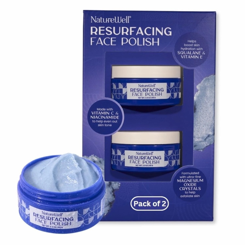 Nature Well resurfacing face polish , brand new, face care
